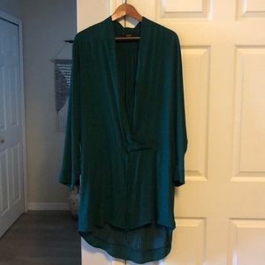 Wrap style short dress